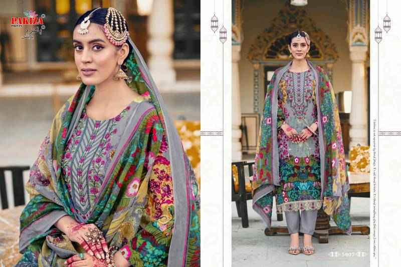 Pakiza Prints Nazakat Vol 56 Kashmiri Lawn Dress Material ( 10 Pcs Catalogue )