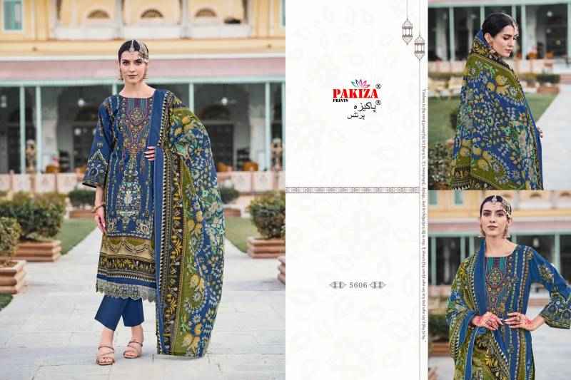 Pakiza Prints Nazakat Vol 56 Kashmiri Lawn Dress Material ( 10 Pcs Catalogue )
