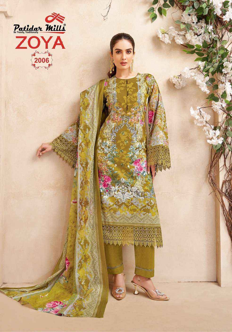 Patidar Zoya Vol 2 Karachi Cotton Pakistani Suits ( 8 Pcs Catalogue )