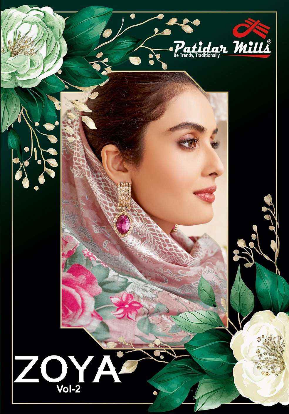 Patidar Zoya Vol 2 Karachi Cotton Pakistani Suits ( 8 Pcs Catalogue )