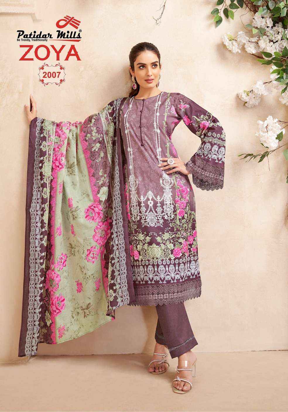 Patidar Zoya Vol 2 Karachi Cotton Pakistani Suits ( 8 Pcs Catalogue )