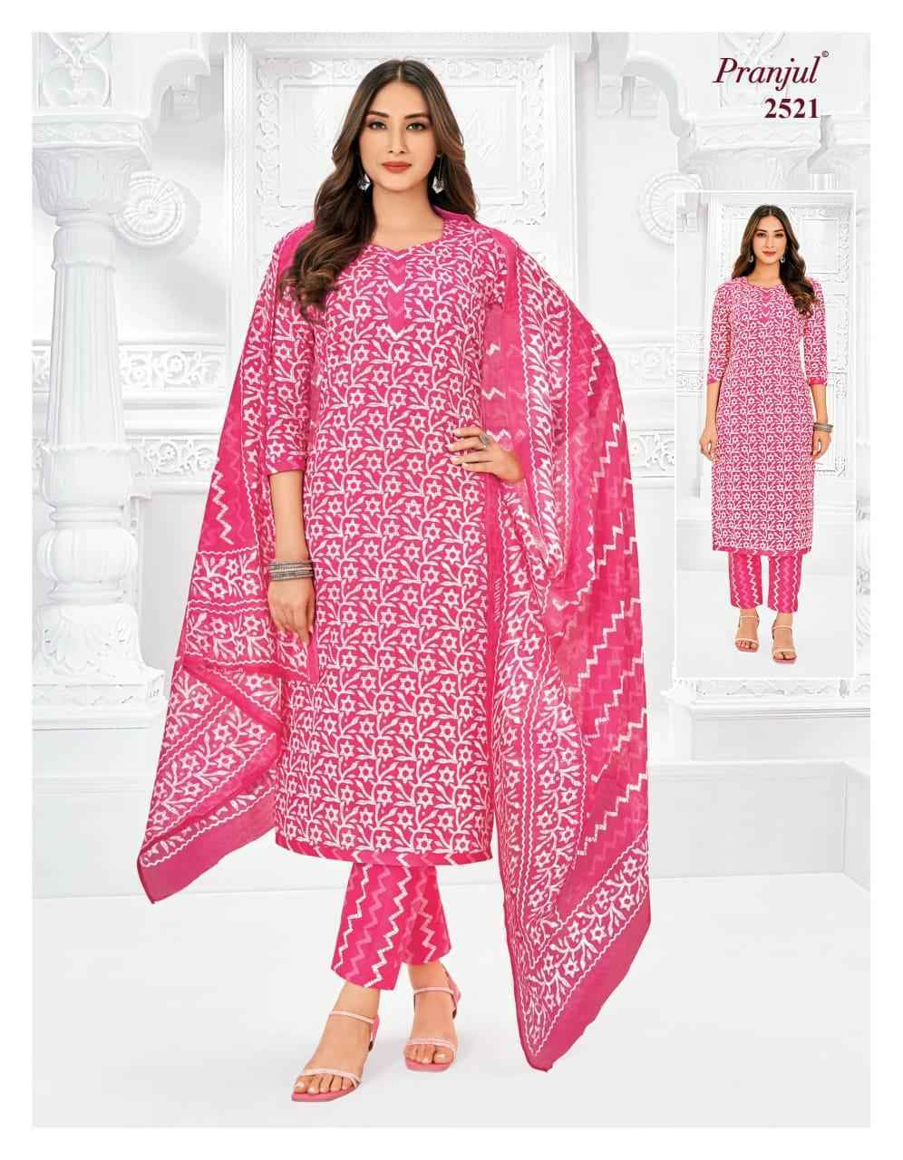 Pranjul Priyanka Vol 25 Pure Cotton Dress Material ( 36 pcs Catalogue )