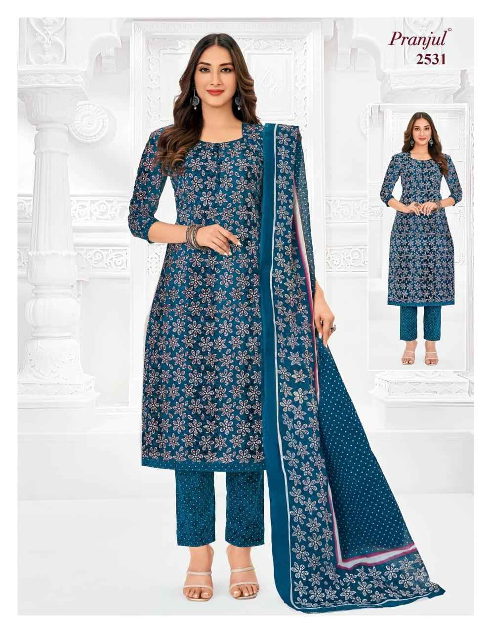 Pranjul Priyanka Vol 25 Pure Cotton Dress Material ( 36 pcs Catalogue )