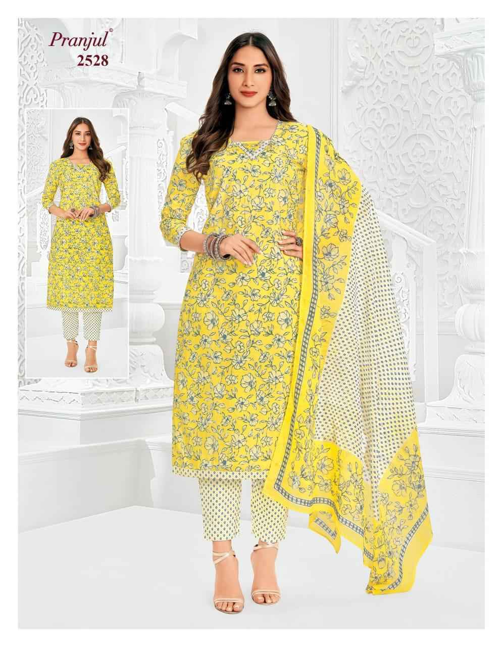 Pranjul Priyanka Vol 25 Pure Cotton Dress Material ( 36 pcs Catalogue )