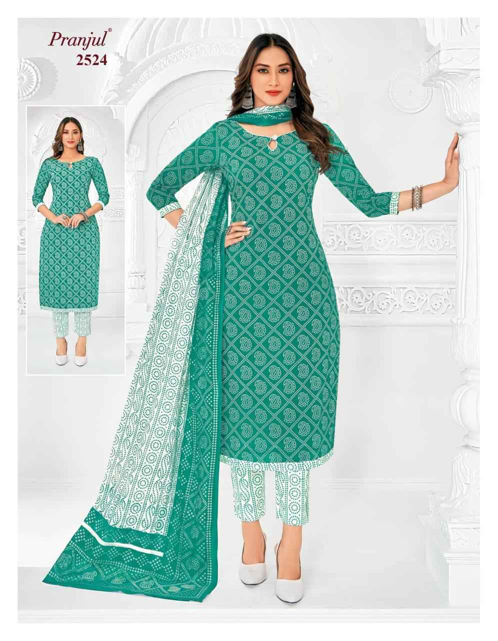 Pranjul Priyanka Vol 25 Pure Cotton Dress Material ( 36 pcs Catalogue )