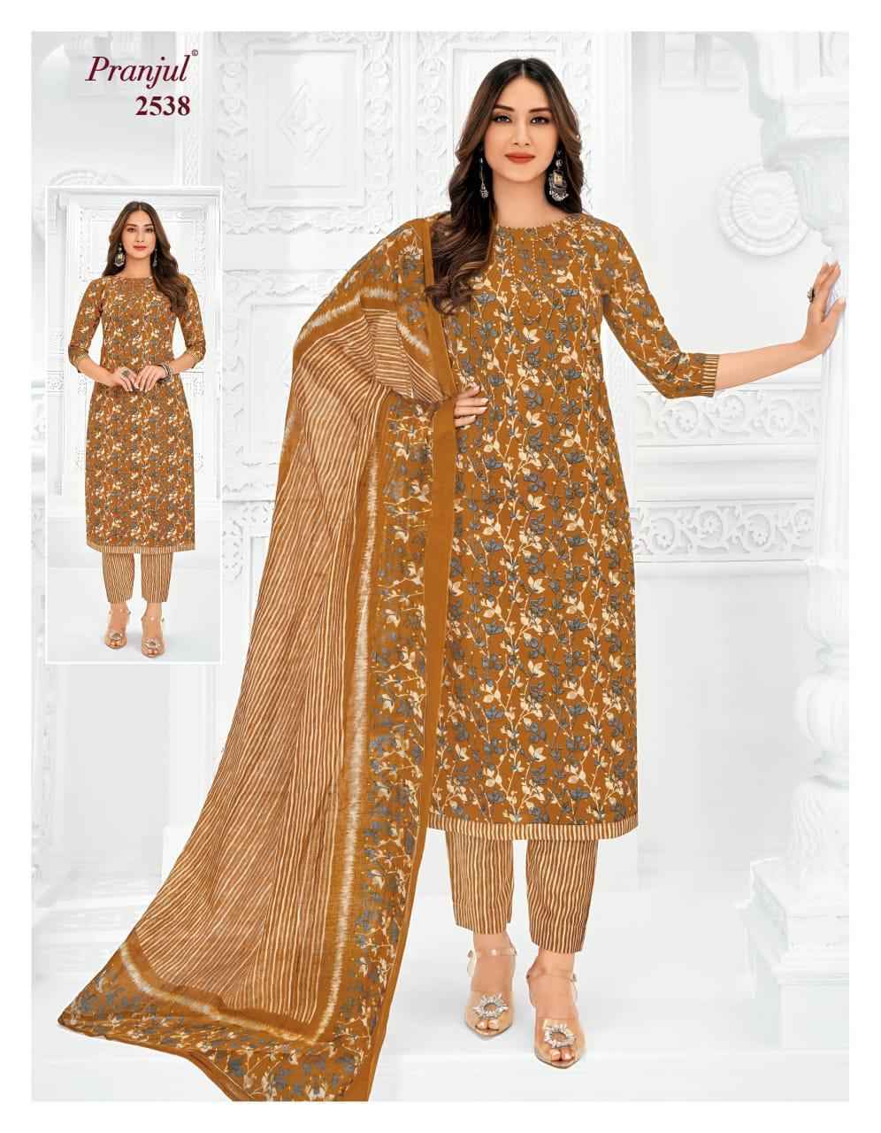 Pranjul Priyanka Vol 25 Pure Cotton Dress Material ( 36 pcs Catalogue )