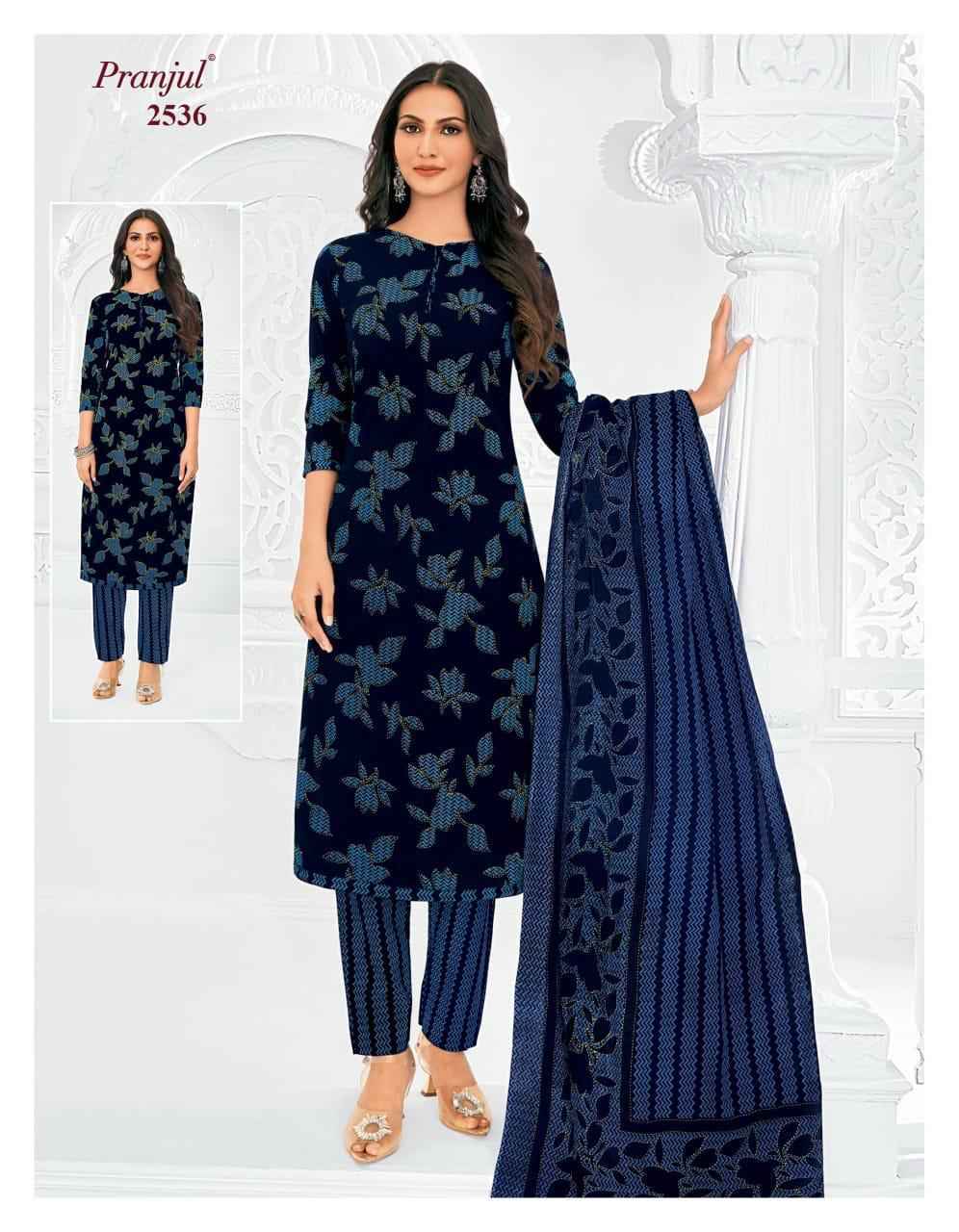 Pranjul Priyanka Vol 25 Pure Cotton Dress Material ( 36 pcs Catalogue )