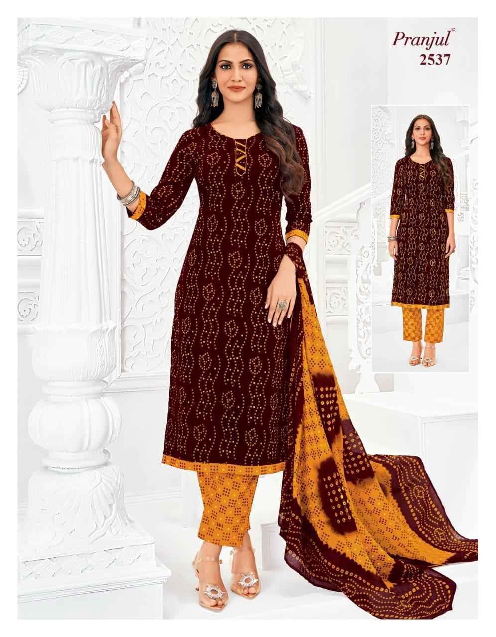 Pranjul Priyanka Vol 25 Pure Cotton Dress Material ( 36 pcs Catalogue )