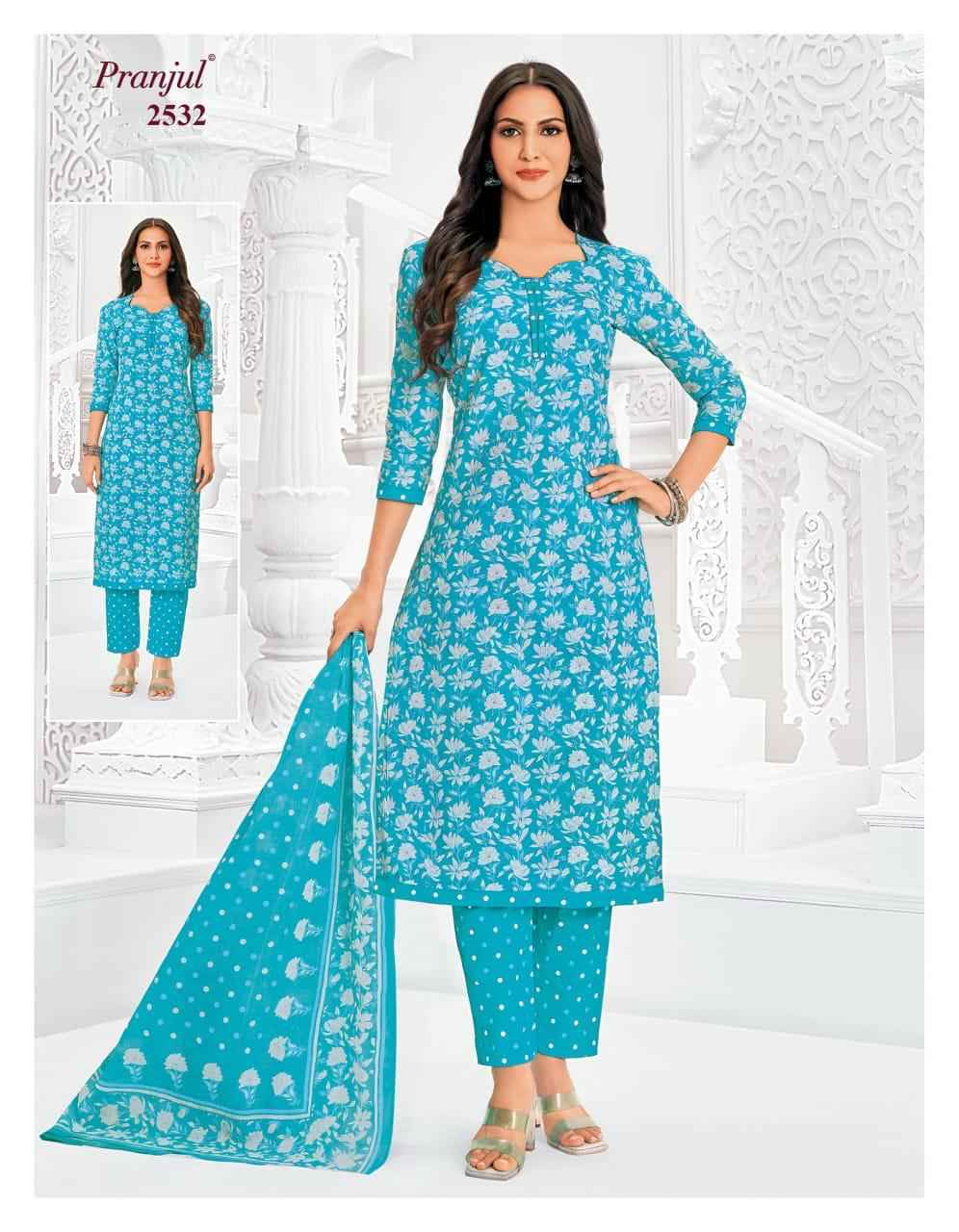 Pranjul Priyanka Vol 25 Pure Cotton Dress Material ( 36 pcs Catalogue )