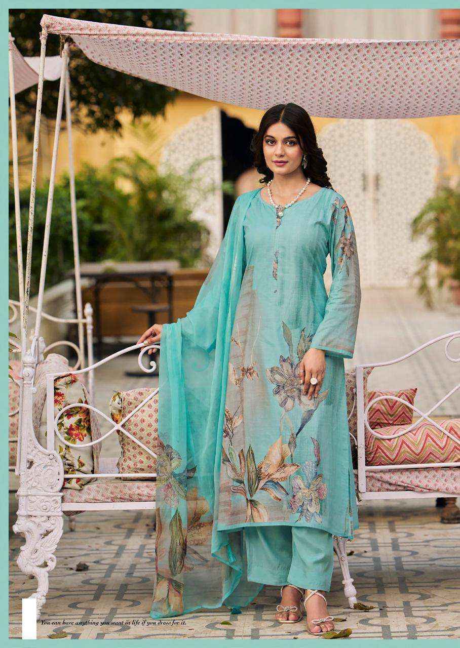 PRM Trendz Floris Lawn Cotton Dress Material Wholesale Rate ( 8 Pcs Catalog )