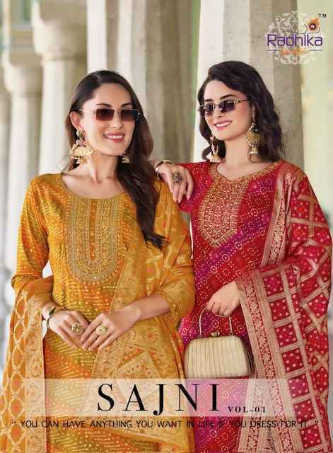 Radhika Lifestyle Sajni Vol 1 Rayon Readymade Suit  Wholesale Price ( 6 Pcs Catalog )