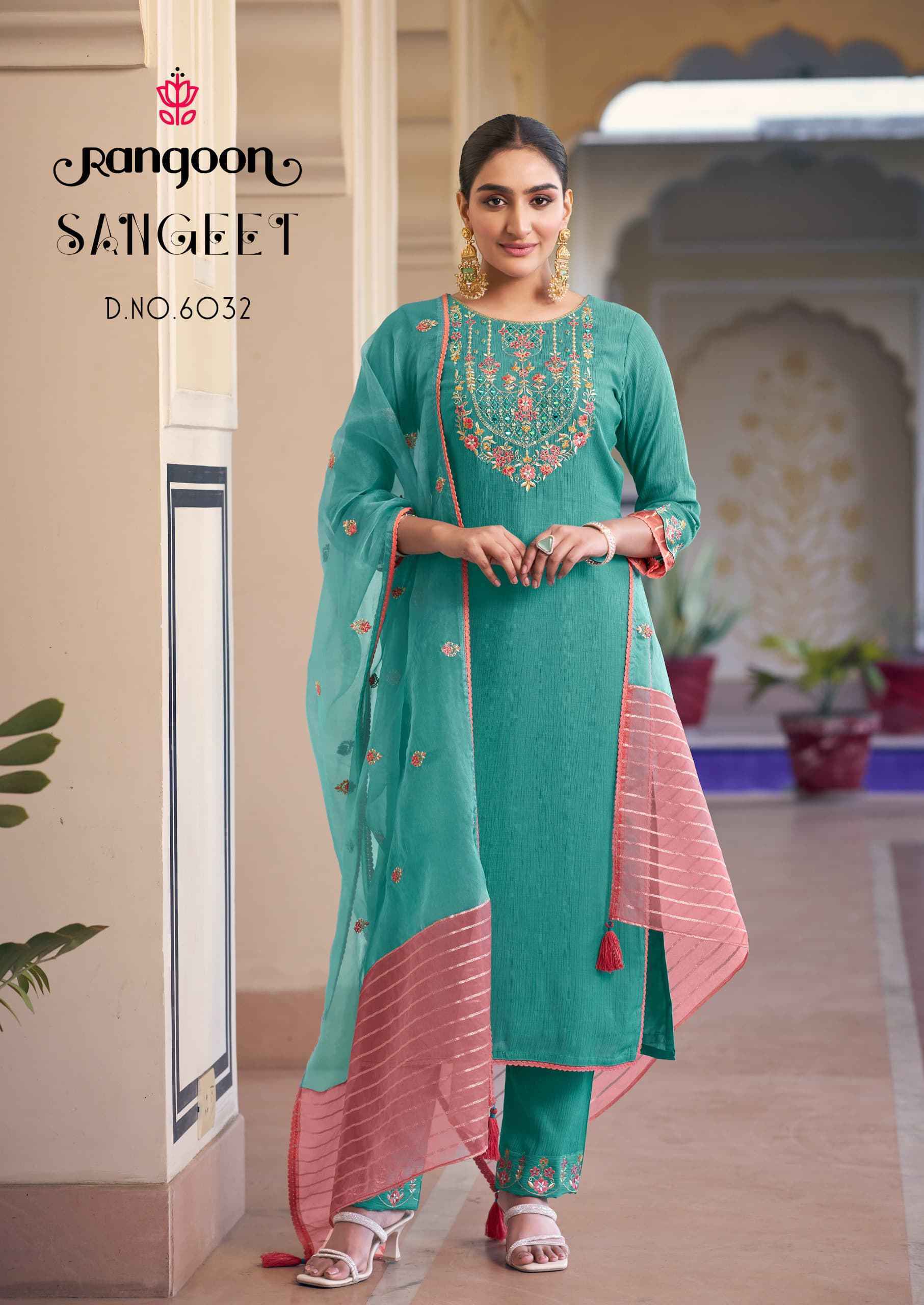 Rangoon Sangeet Viscouse Kurti Combo Set Wholesale Price ( 4 Pcs Catalog )