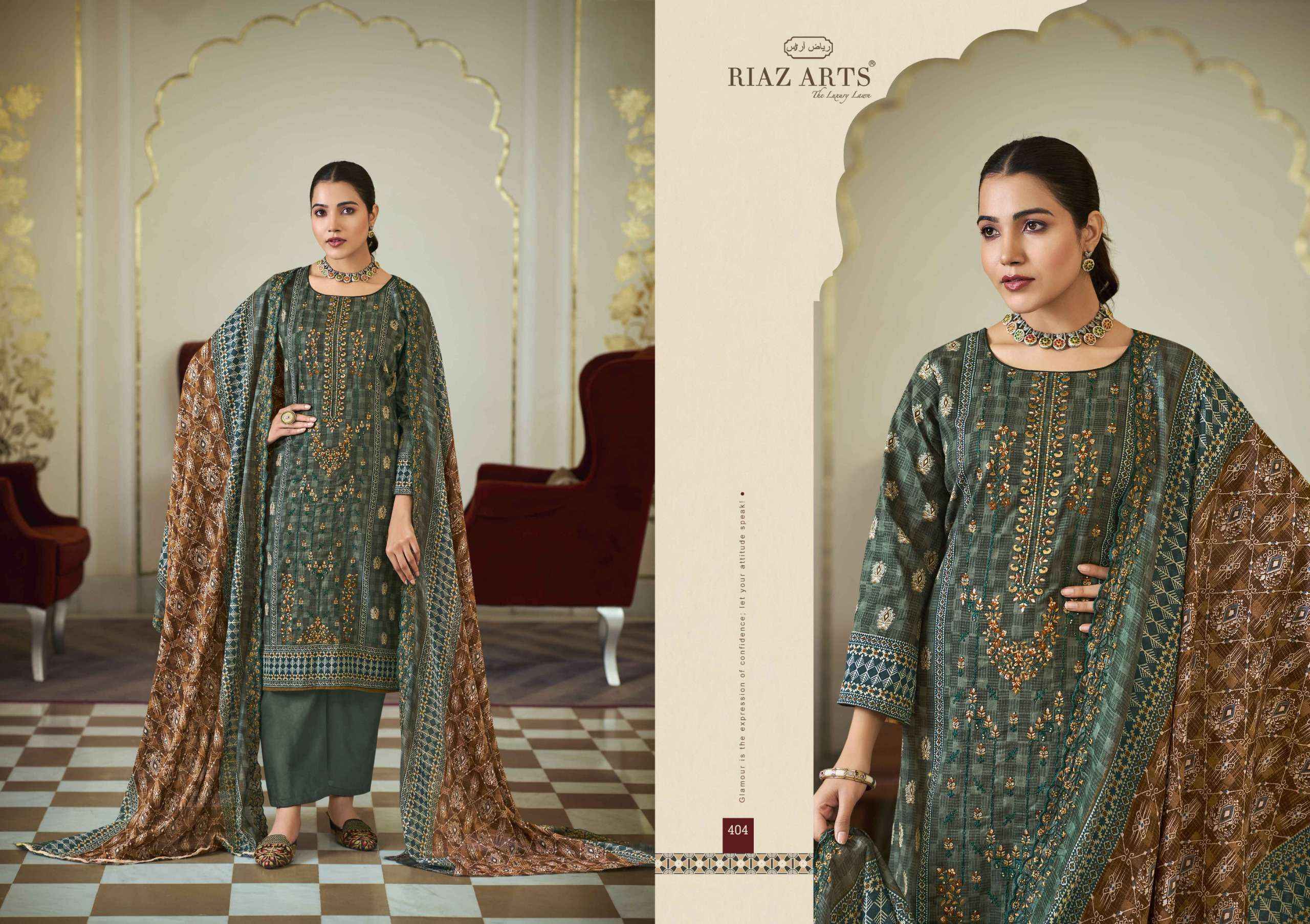 Riaz Arts Bin Saeed Hit List Cotton Lawn Dress Material wholesale Surat ( 6 Pcs Catalogue )