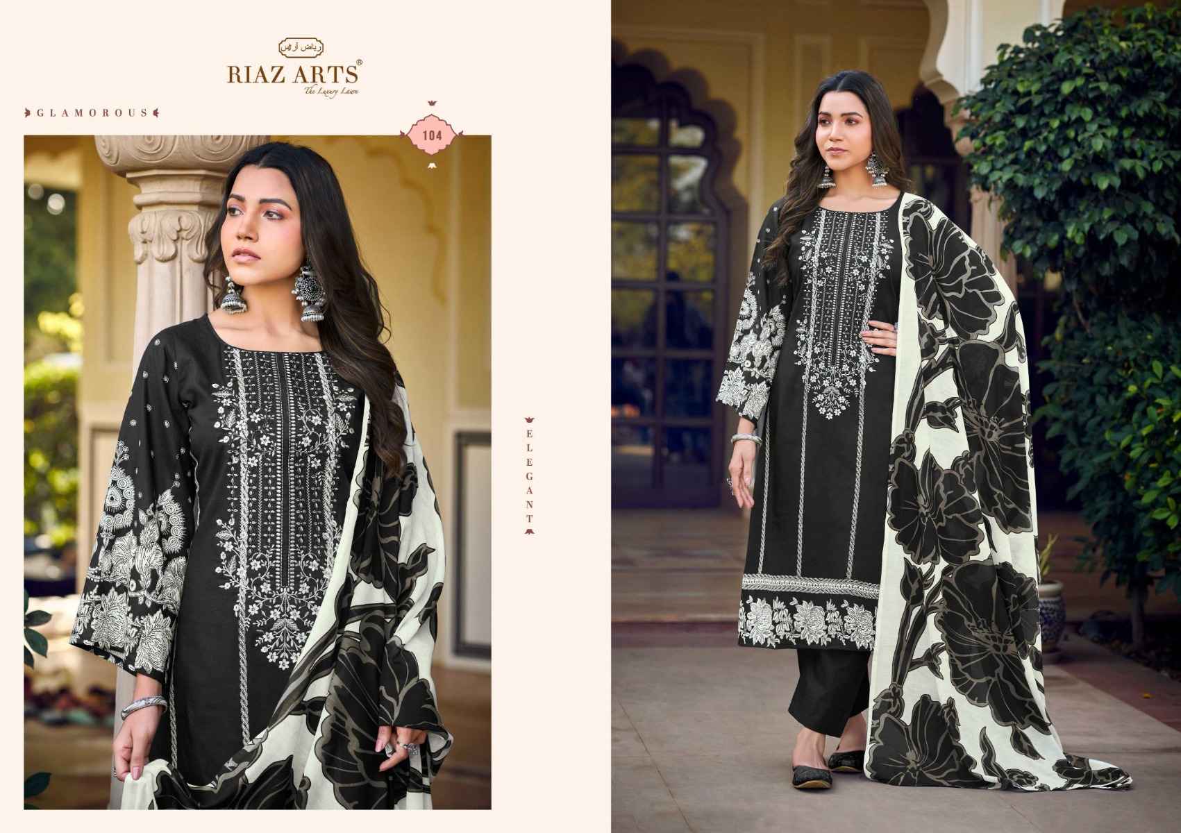 Riaz Arts Musafir Vol 22 Lawn Cotton Dress Material ( 6 pcs Catalogue )