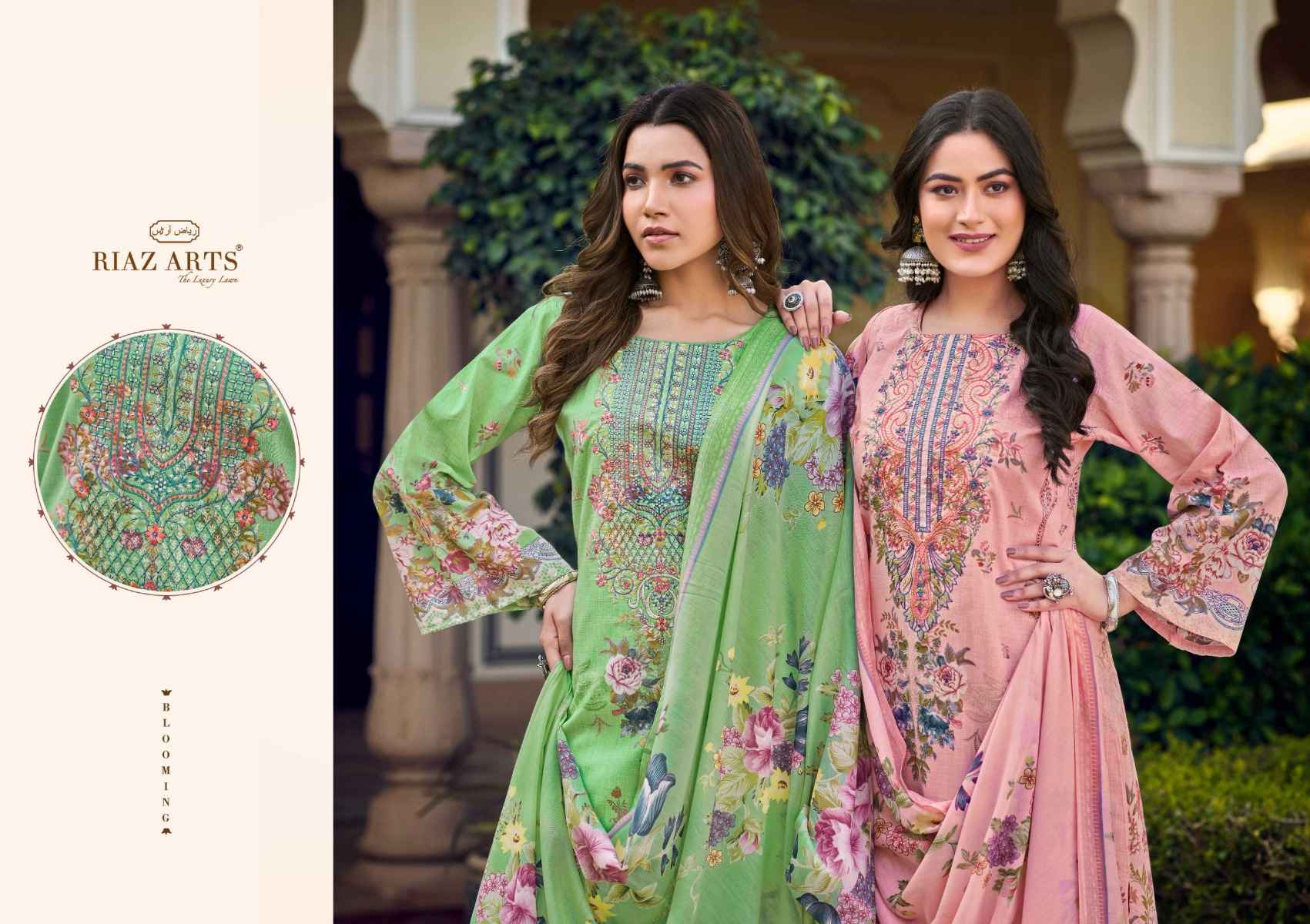 Riaz Arts Musafir Vol 22 Lawn Cotton Dress Material ( 6 pcs Catalogue )