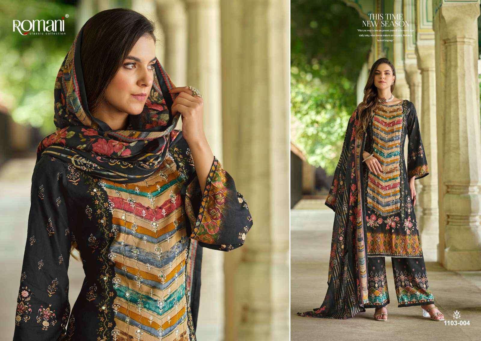 Romani Fashion Mahira Cotton Dress Material New Catalog ( 8 pcs Catalogue )