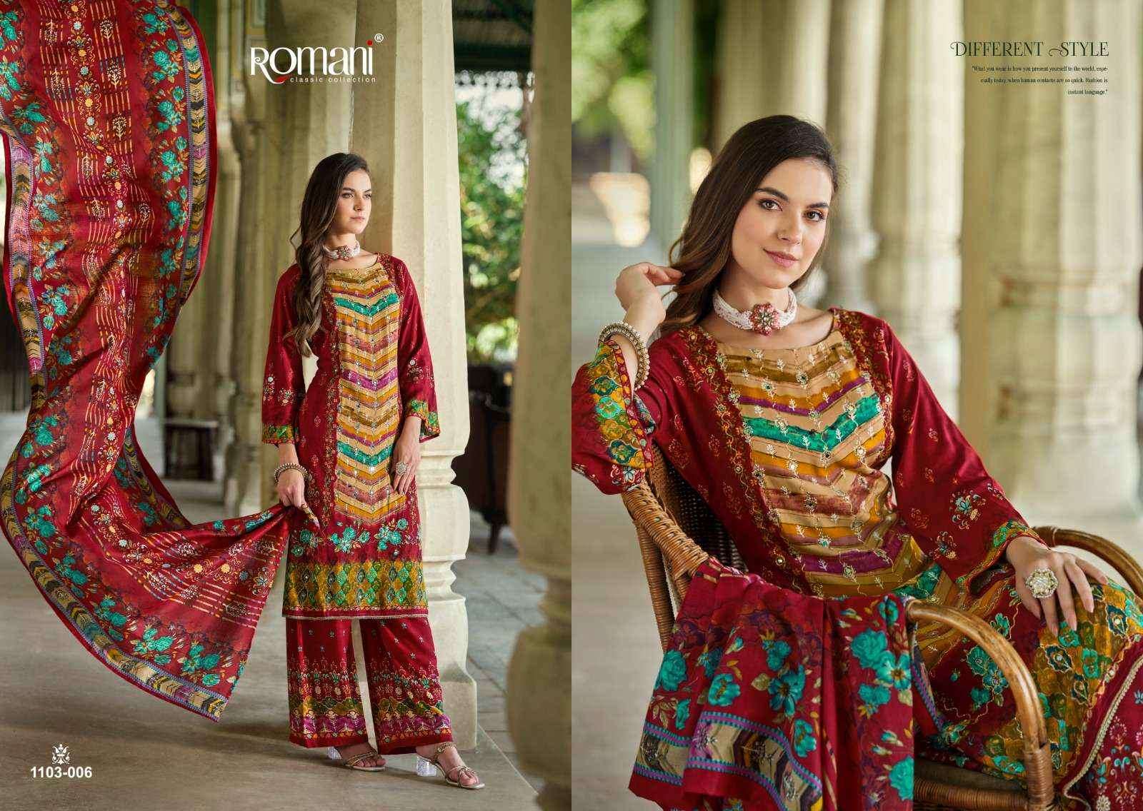 Romani Fashion Mahira Cotton Dress Material New Catalog ( 8 pcs Catalogue )