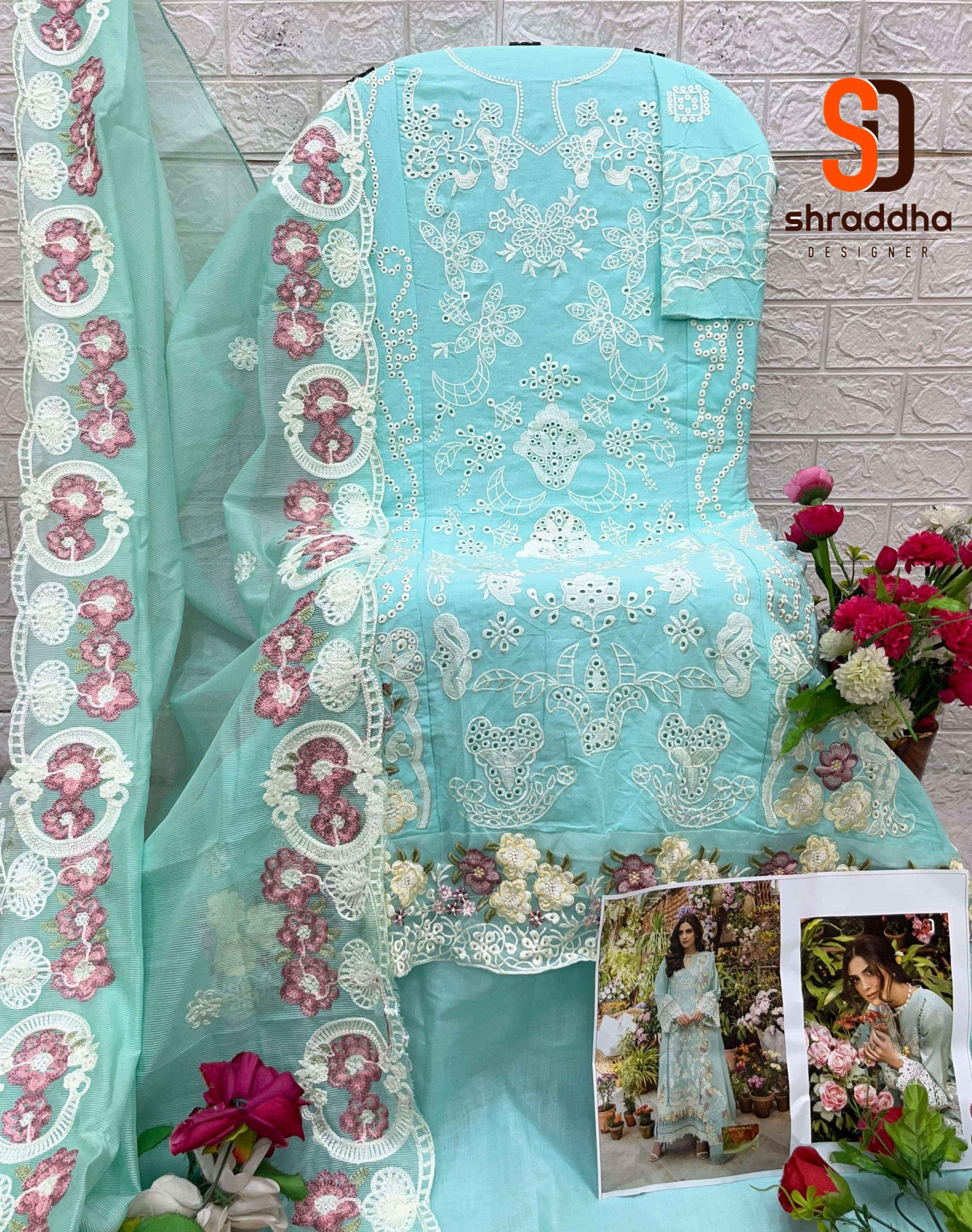Shraddha Designer Elaf Vol 2 Cotton Dress Material Wholesale Rate ( 4 Pcs Catalog )