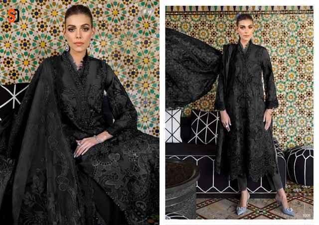 Shraddha Designer Maria-B Lawn Cotton Dress Material ( 8 pcs Catalogue )