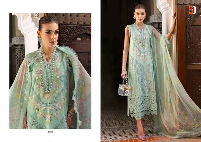 Shraddha Designer Maria-B Lawn Cotton Dress Material ( 8 pcs Catalogue )