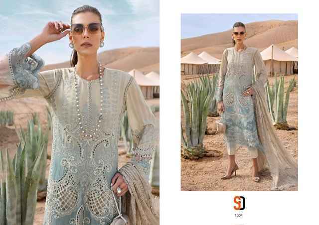Shraddha Designer Maria-B Lawn Cotton Dress Material ( 8 pcs Catalogue )