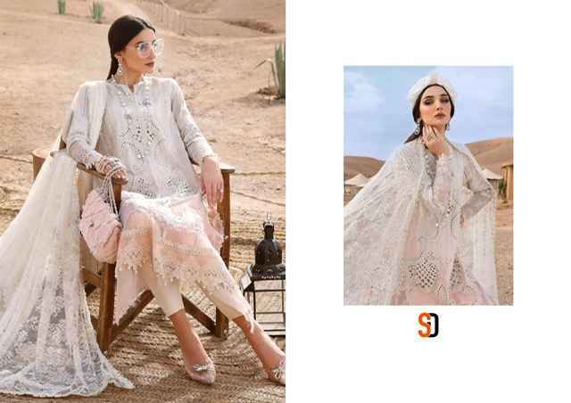 Shraddha Designer Maria-B Lawn Cotton Dress Material ( 8 pcs Catalogue )