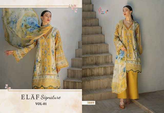 Shree Fabs Elaf Signature Vol 1 Viscouse Dress Material Wholesale Price ( 6 pcs Catalogue )
