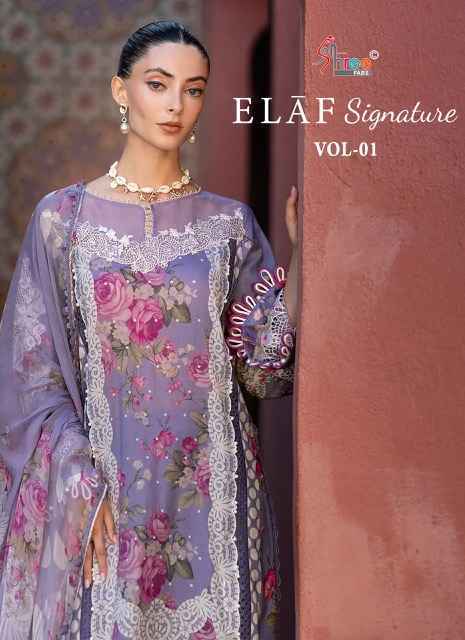 Shree Fabs Elaf Signature Vol 1 Viscouse Dress Material Wholesale Price ( 6 pcs Catalogue )