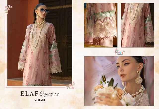 Shree Fabs Elaf Signature Vol 1 Viscouse Dress Material Wholesale Price ( 6 pcs Catalogue )