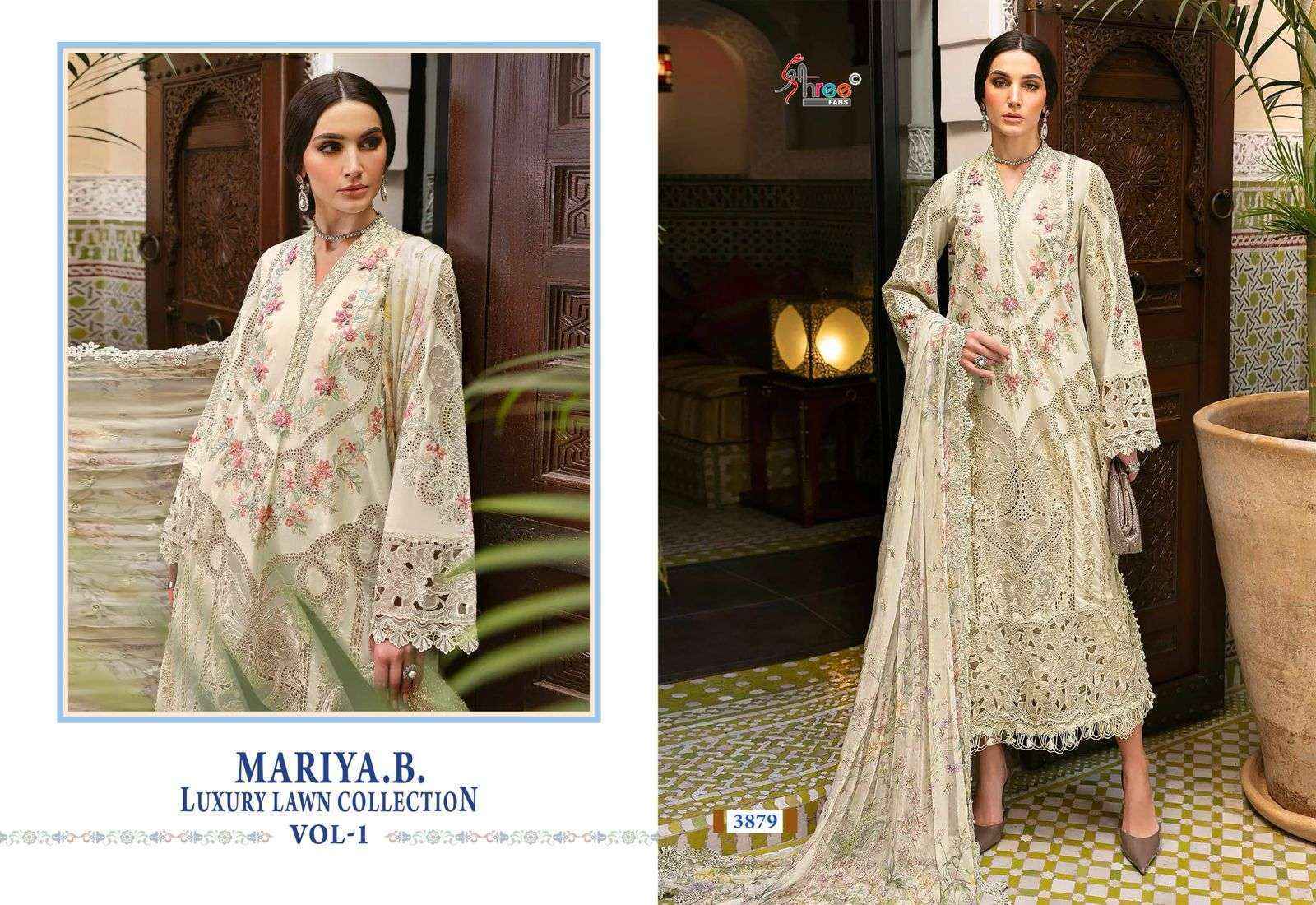 Shree Fabs Mariya B Luxury Lawn Collection Vol 1 Cotton Pakistani Suits ( 7 pcs Catalogue )