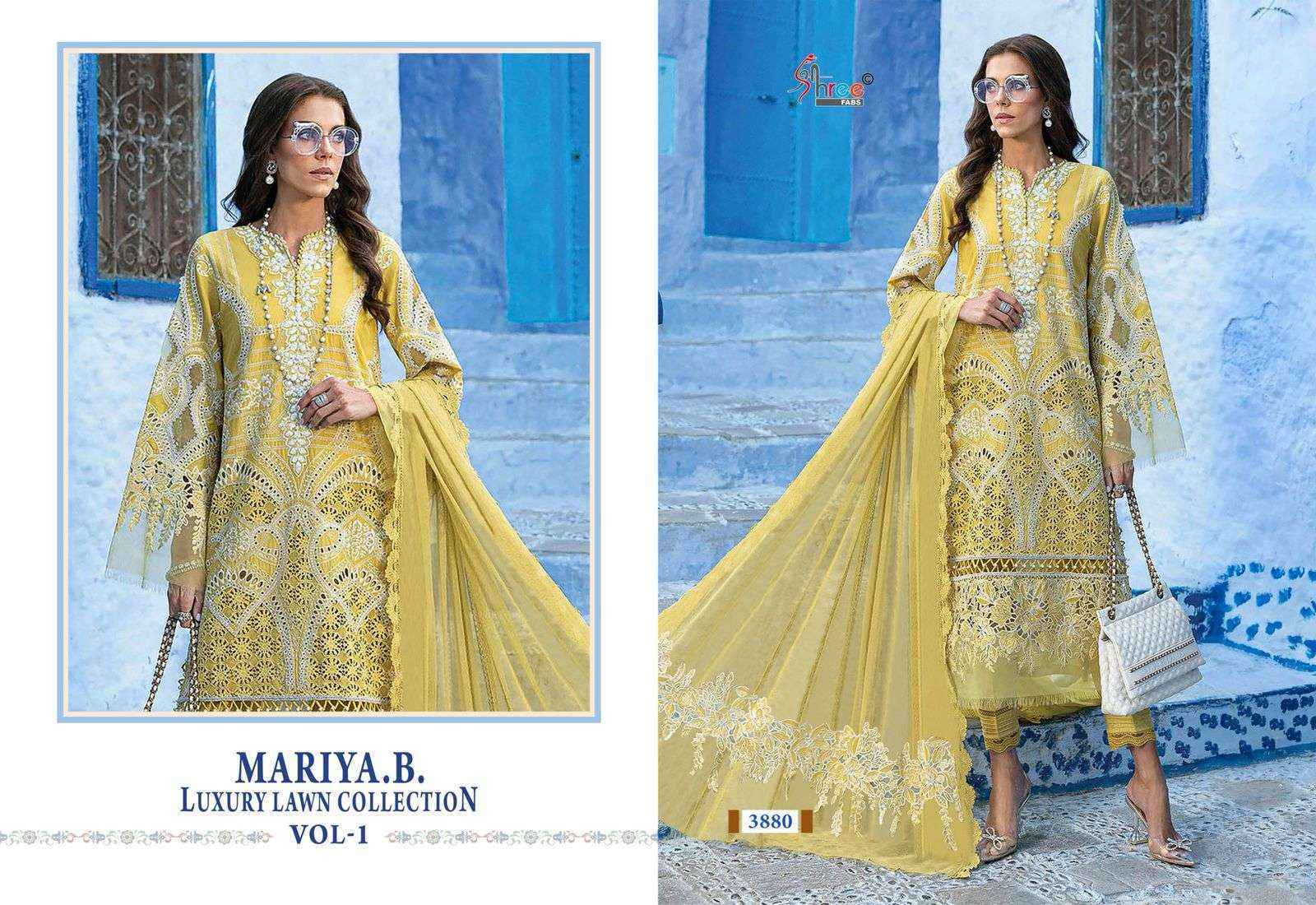 Shree Fabs Mariya B Luxury Lawn Collection Vol 1 Cotton Pakistani Suits ( 7 pcs Catalogue )
