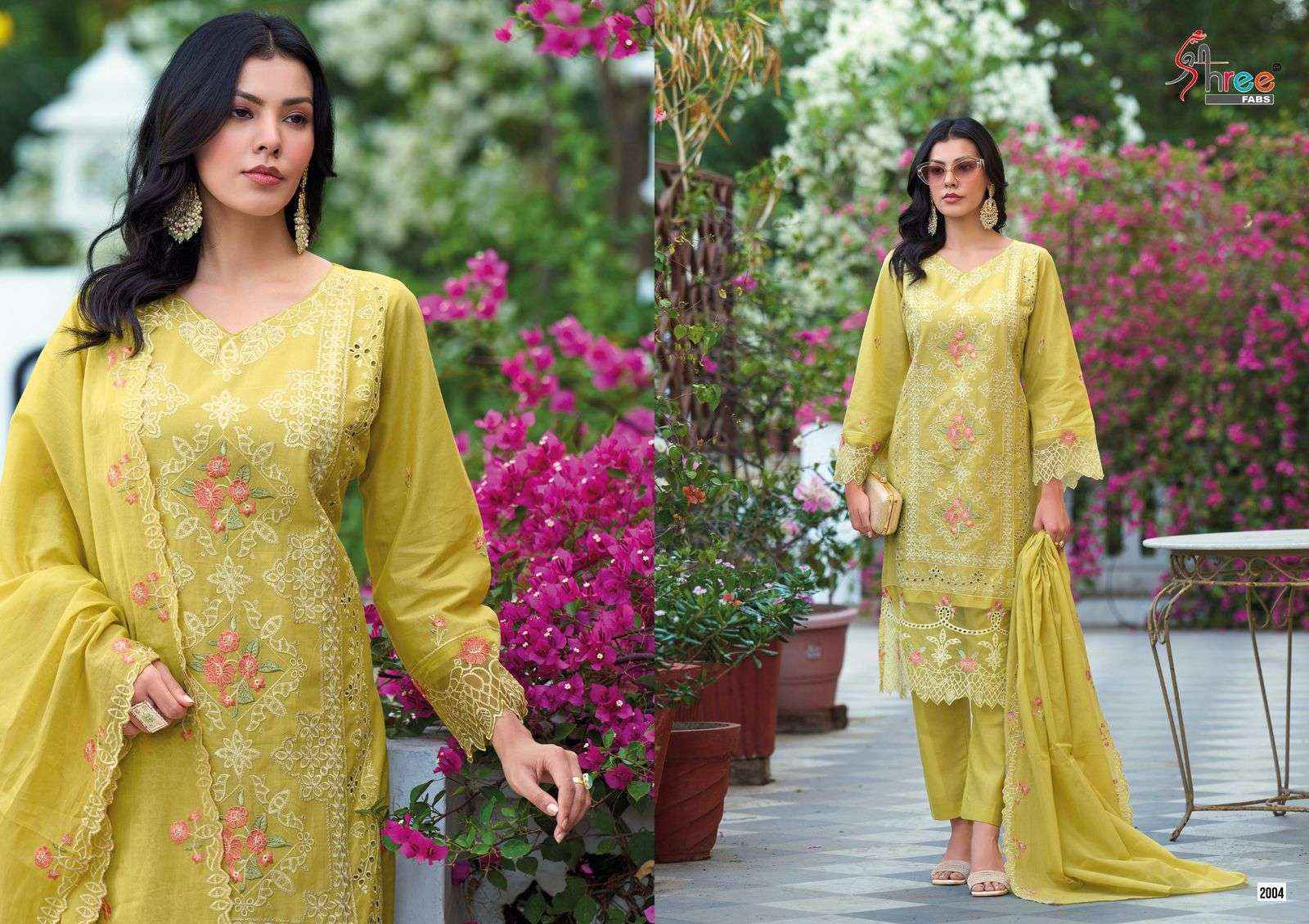 Shree Fabs Tasrif Premium Embroidered Lawn Pakistani Suits ( 6 Pcs Catalogue )