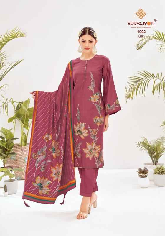 Suryajyoti Khushi Vol 1 Roman Silk Suits New Catalog ( 6 pcs Catalogue )