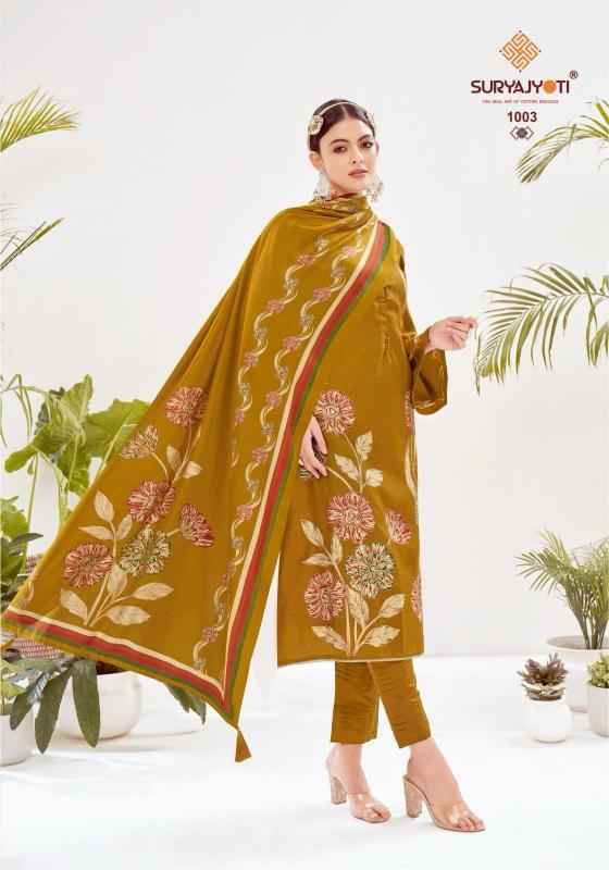 Suryajyoti Khushi Vol 1 Roman Silk Suits New Catalog ( 6 pcs Catalogue )