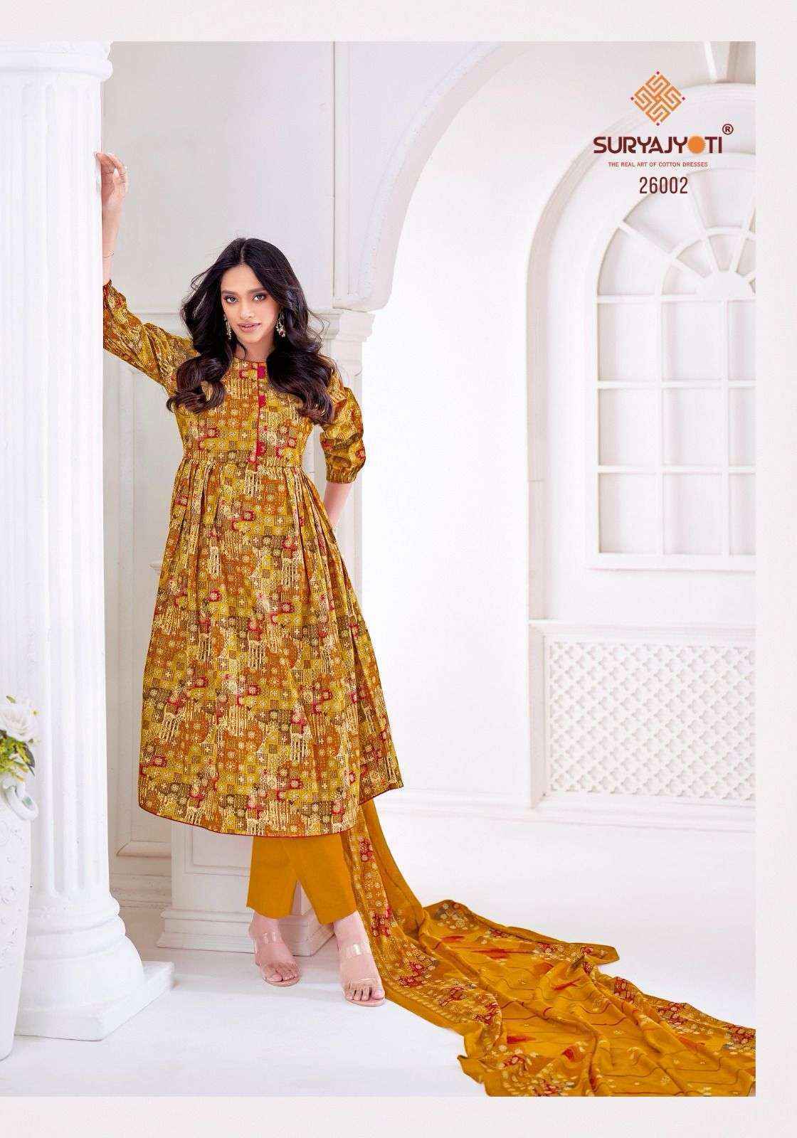 Suryajyoti Nargis Vol 26 Cotton Dress Material Wholesale Price ( 10 Pcs Catalog )