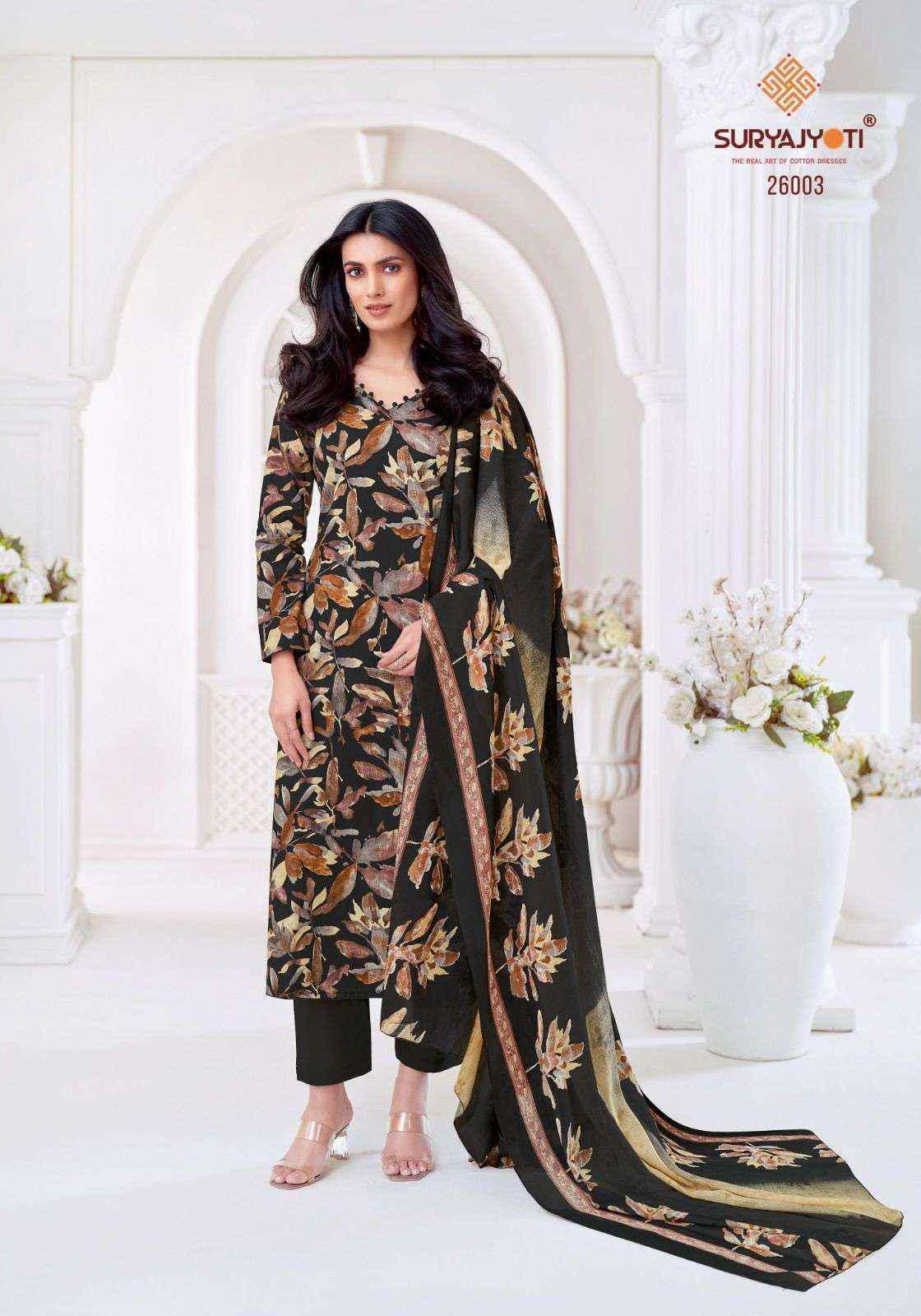 Suryajyoti Nargis Vol 26 Cotton Dress Material Wholesale Price ( 10 Pcs Catalog )