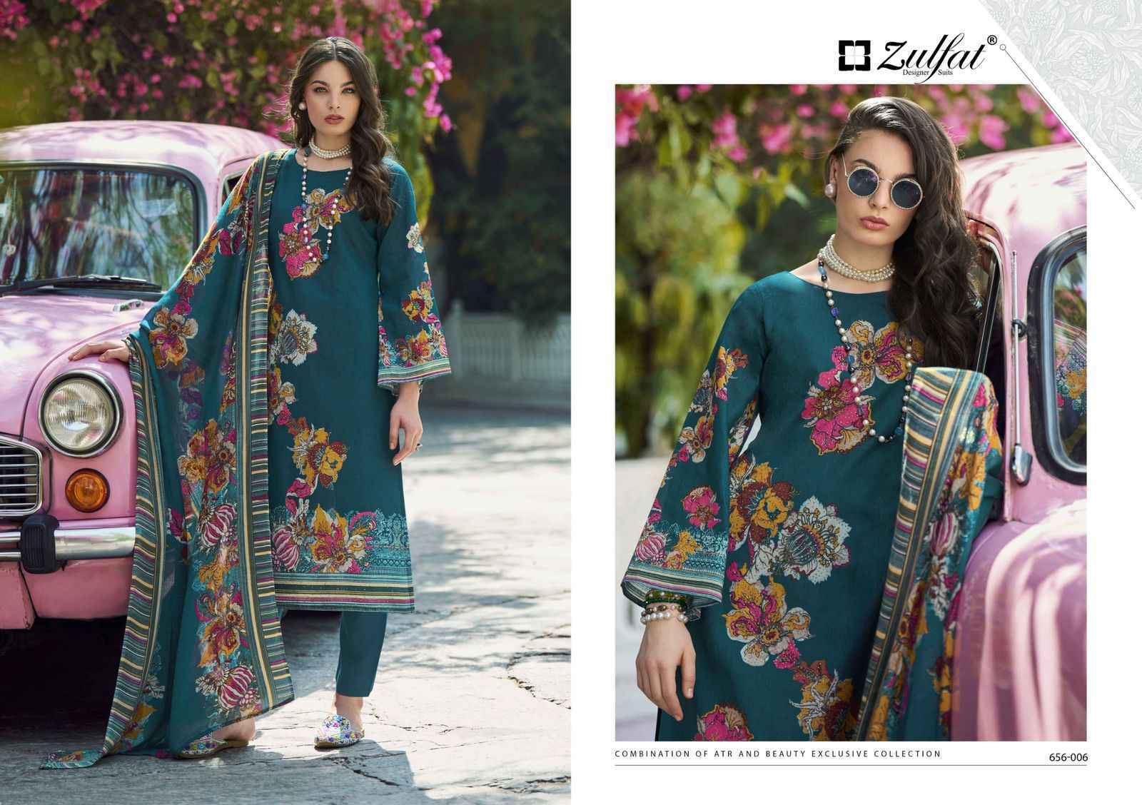 Zulfat Bahaar Cottn Pakistani Salwar Kameez Online Shopping ( 8 pcs Catalogue )