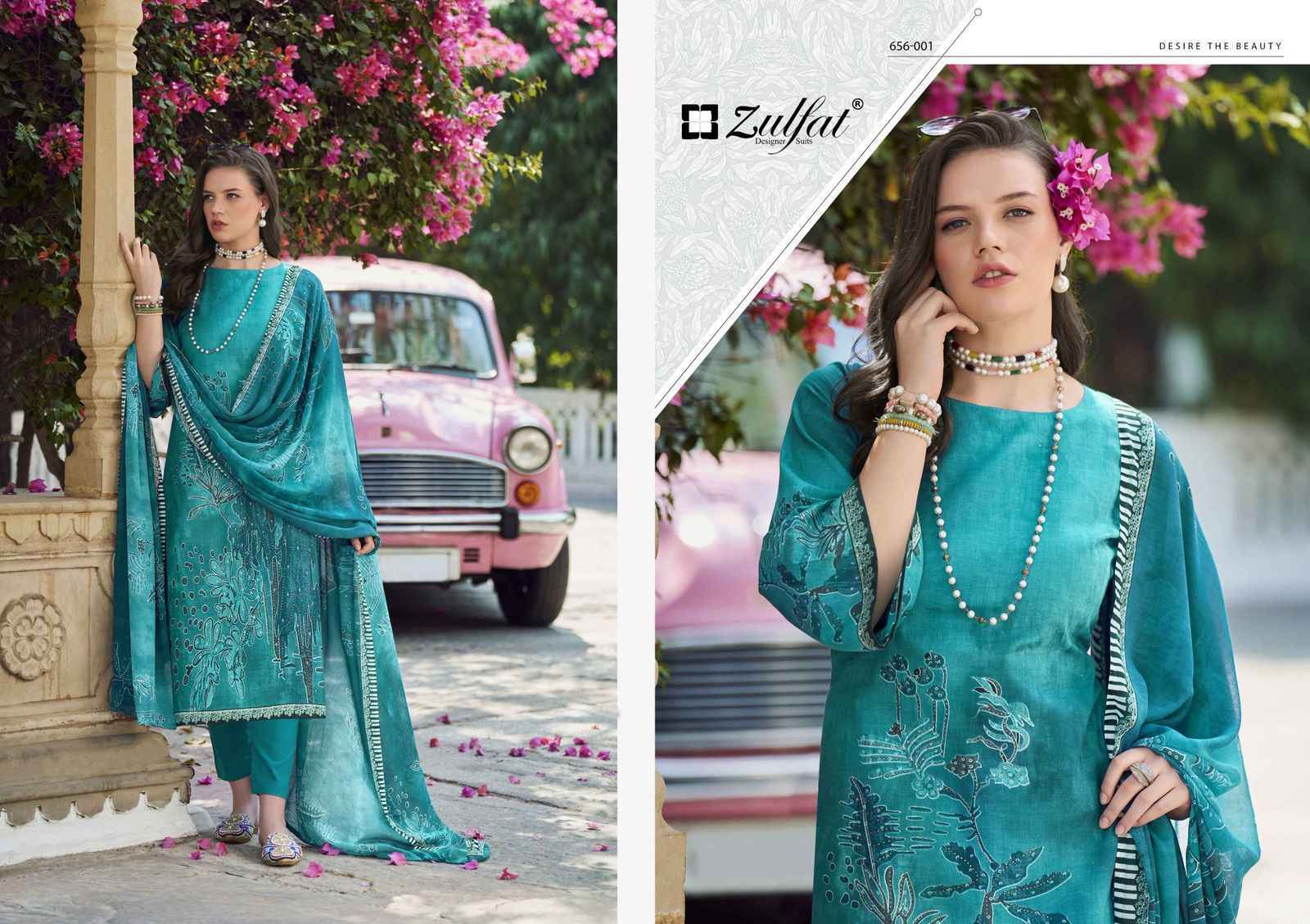 Zulfat Bahaar Cottn Pakistani Salwar Kameez Online Shopping ( 8 pcs Catalogue )