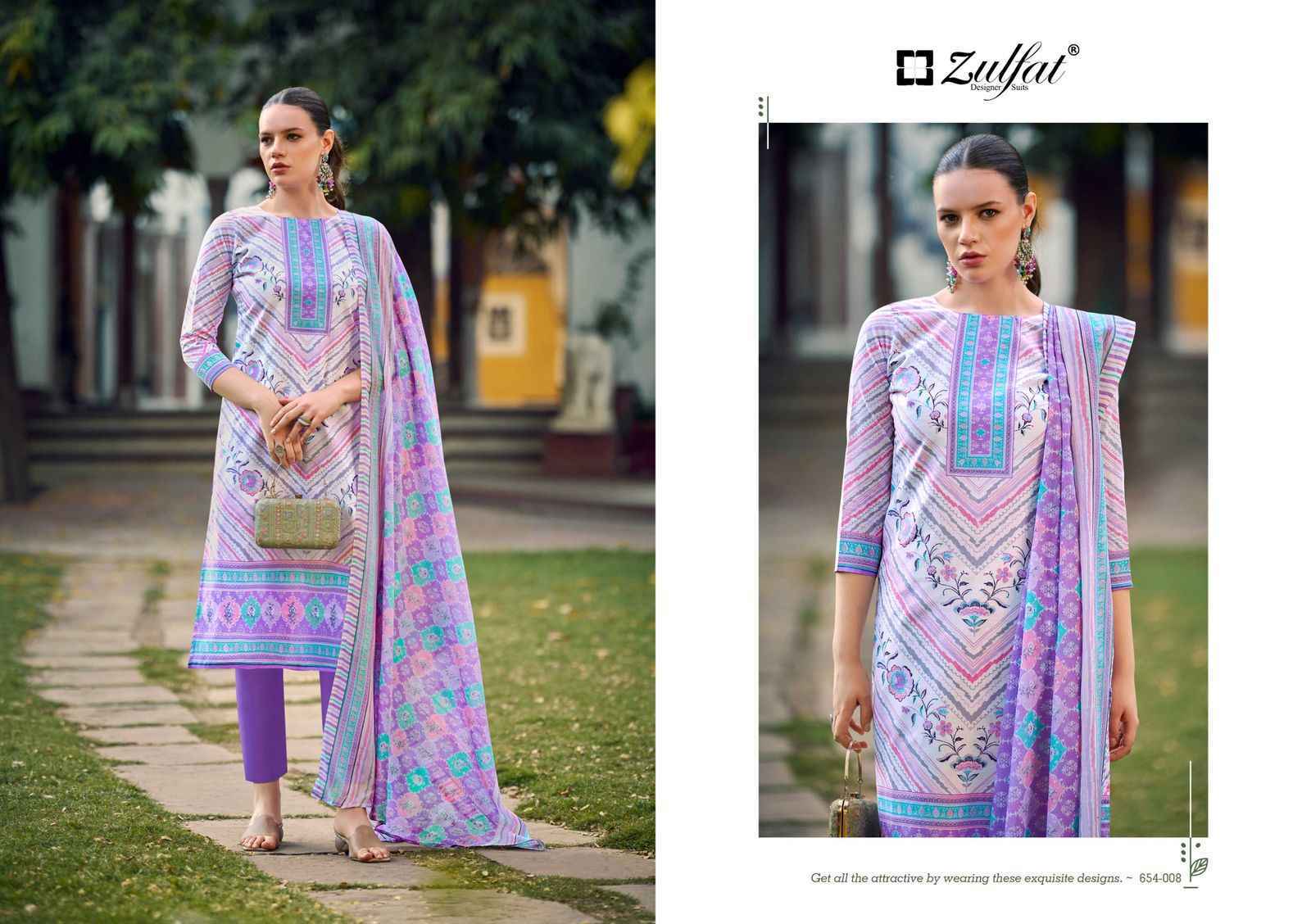 Zulfat Designer Farhana Vol 10 Cotton Dress Material Wholesale Price ( 8 pcs Catalogue )