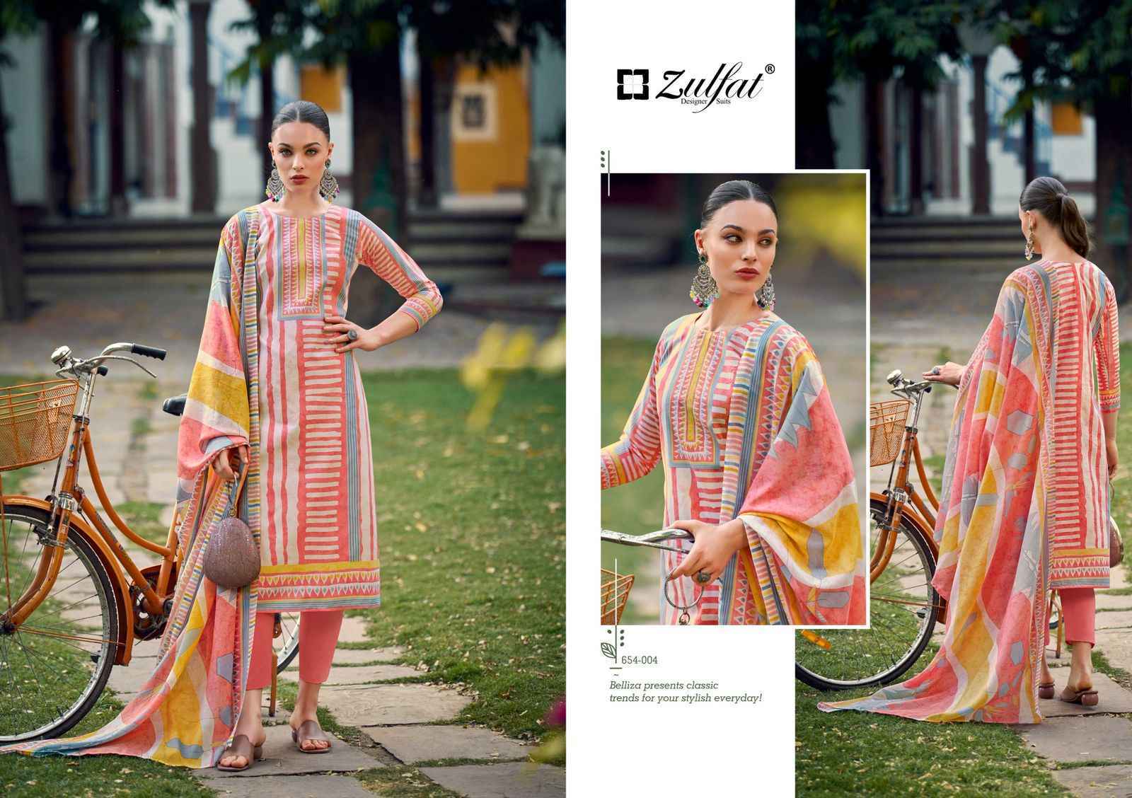 Zulfat Designer Farhana Vol 10 Cotton Dress Material Wholesale Price ( 8 pcs Catalogue )