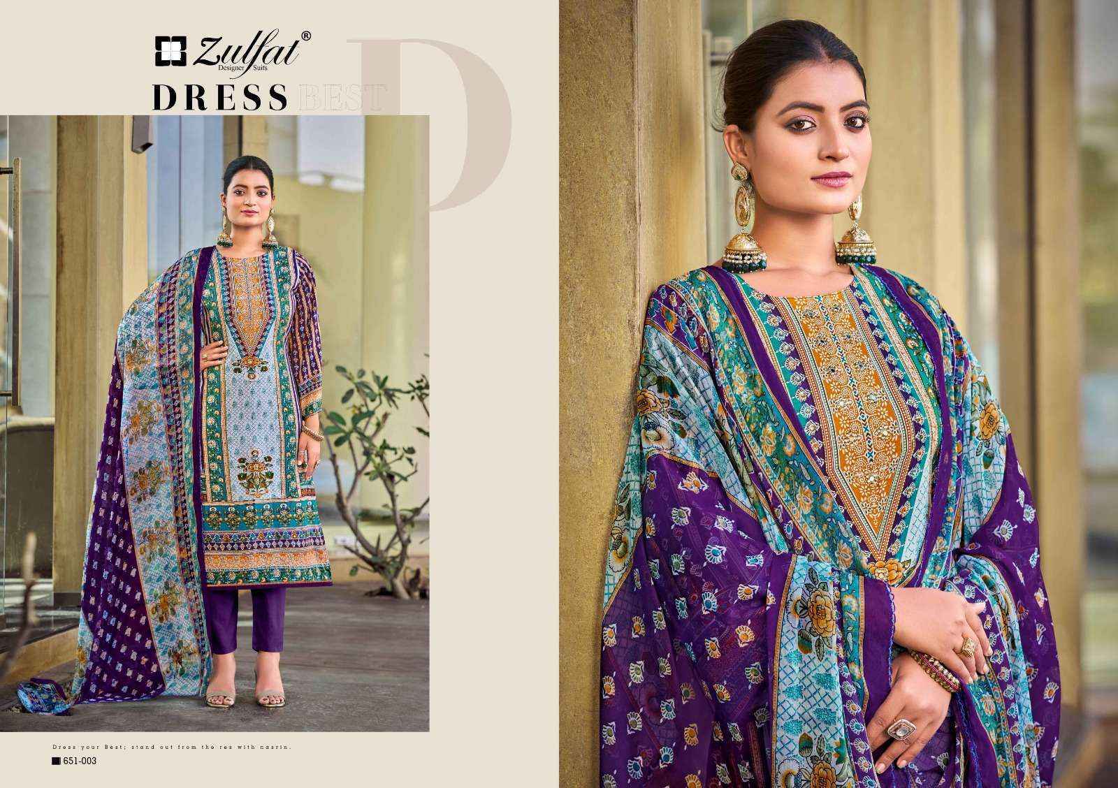 Zulfat Designer Nafisa Viscose Rayon Pakistani Suits ( 6 pcs Catalogue )