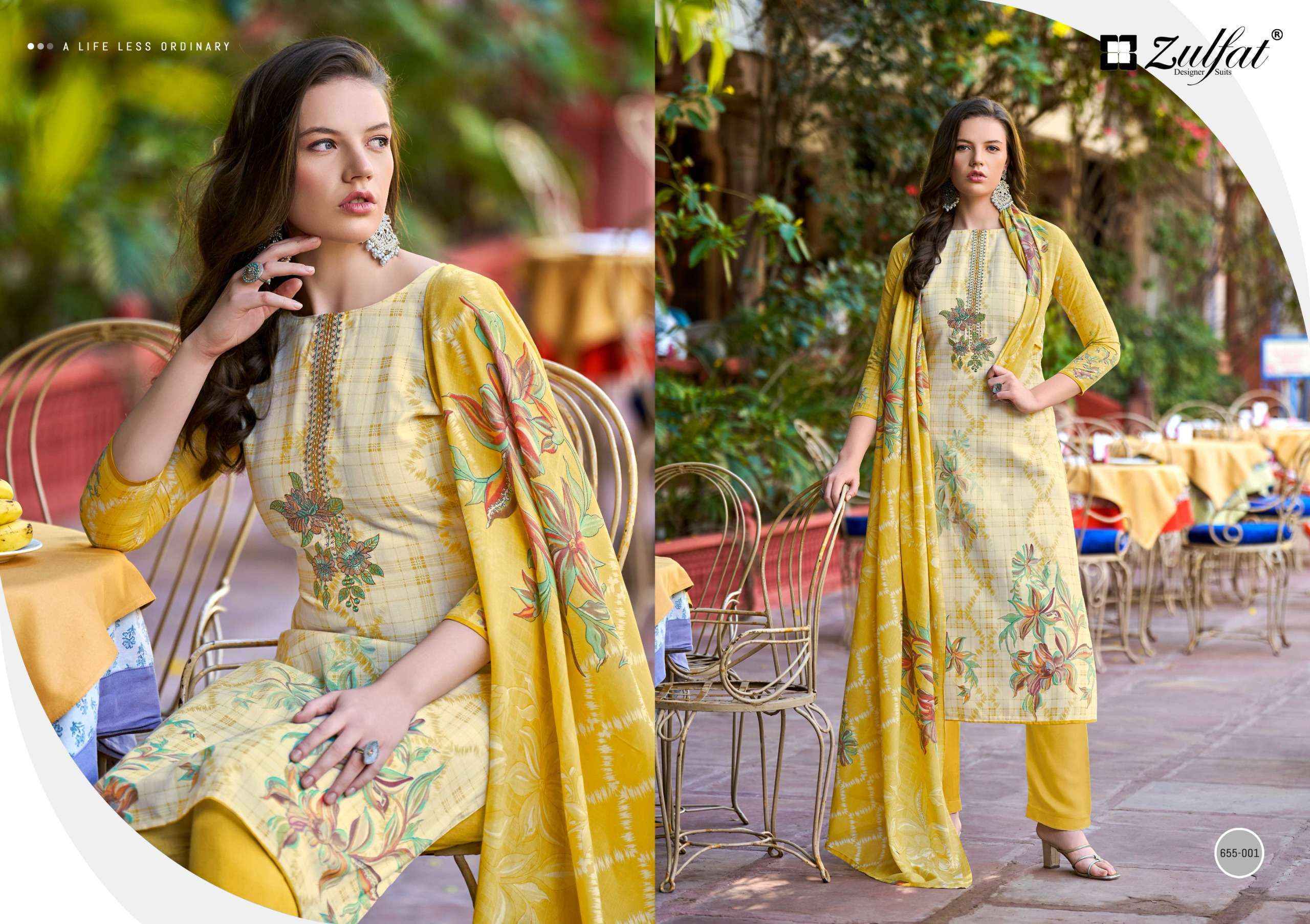 Zulfat Noor Vol 2 Cotton Dress Material Wholesale Price ( 8 Pcs Catalog )
