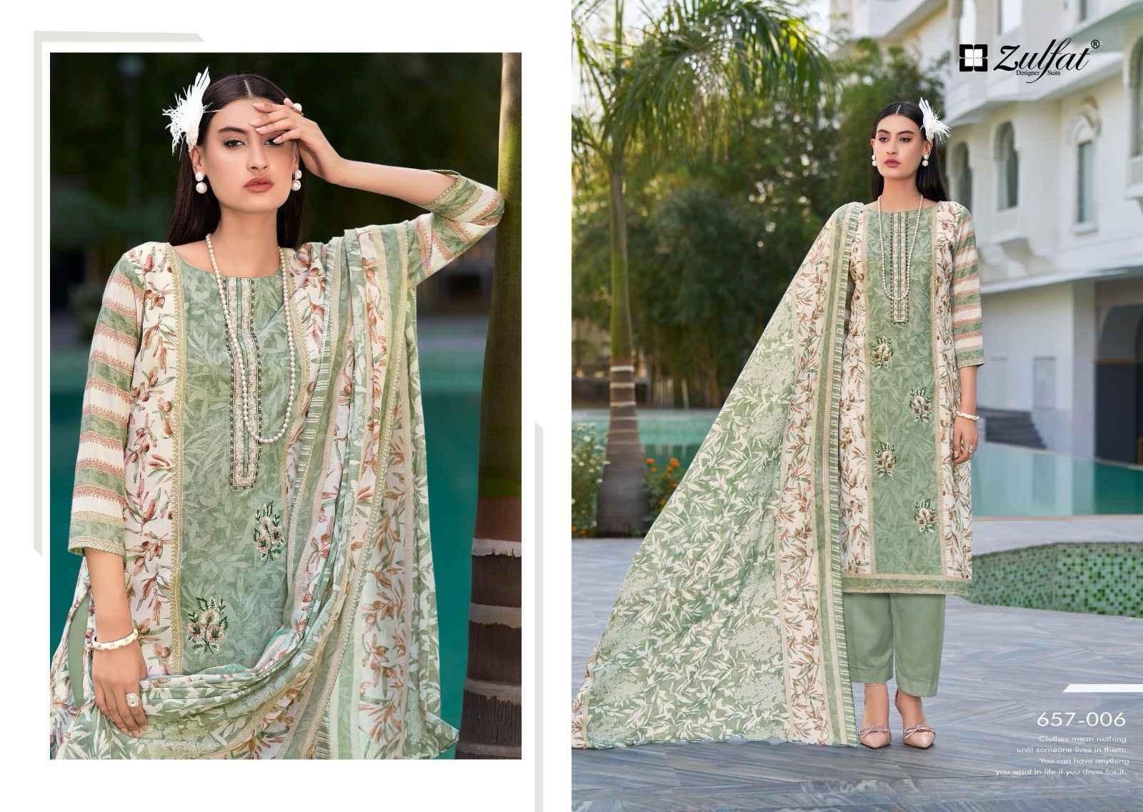 Zulfat Venisha Cotton Suits New Catalog Wholesale Price ( 8 pcs Catalogue )