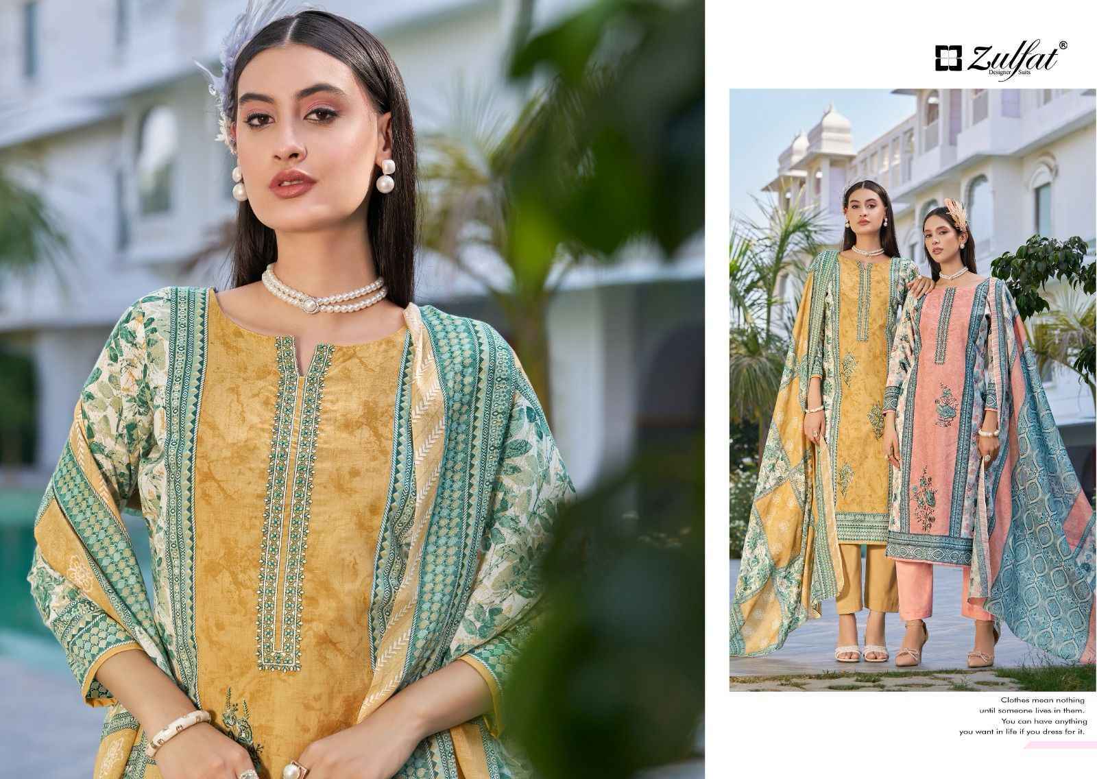 Zulfat Venisha Cotton Suits New Catalog Wholesale Price ( 8 pcs Catalogue )
