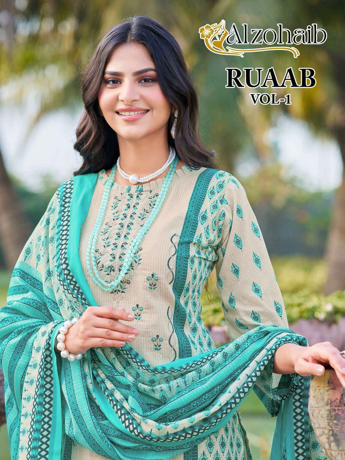 Al zohaib Ruaab Vol 1 Cotton Pakistani Suits - Surat Market Wholesale ( 6 pcs Catalogue )
