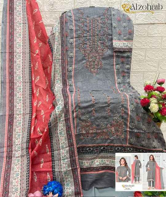 Al zohaib Ruaab Vol 1 Cotton Pakistani Suits - Surat Market Wholesale ( 6 pcs Catalogue )
