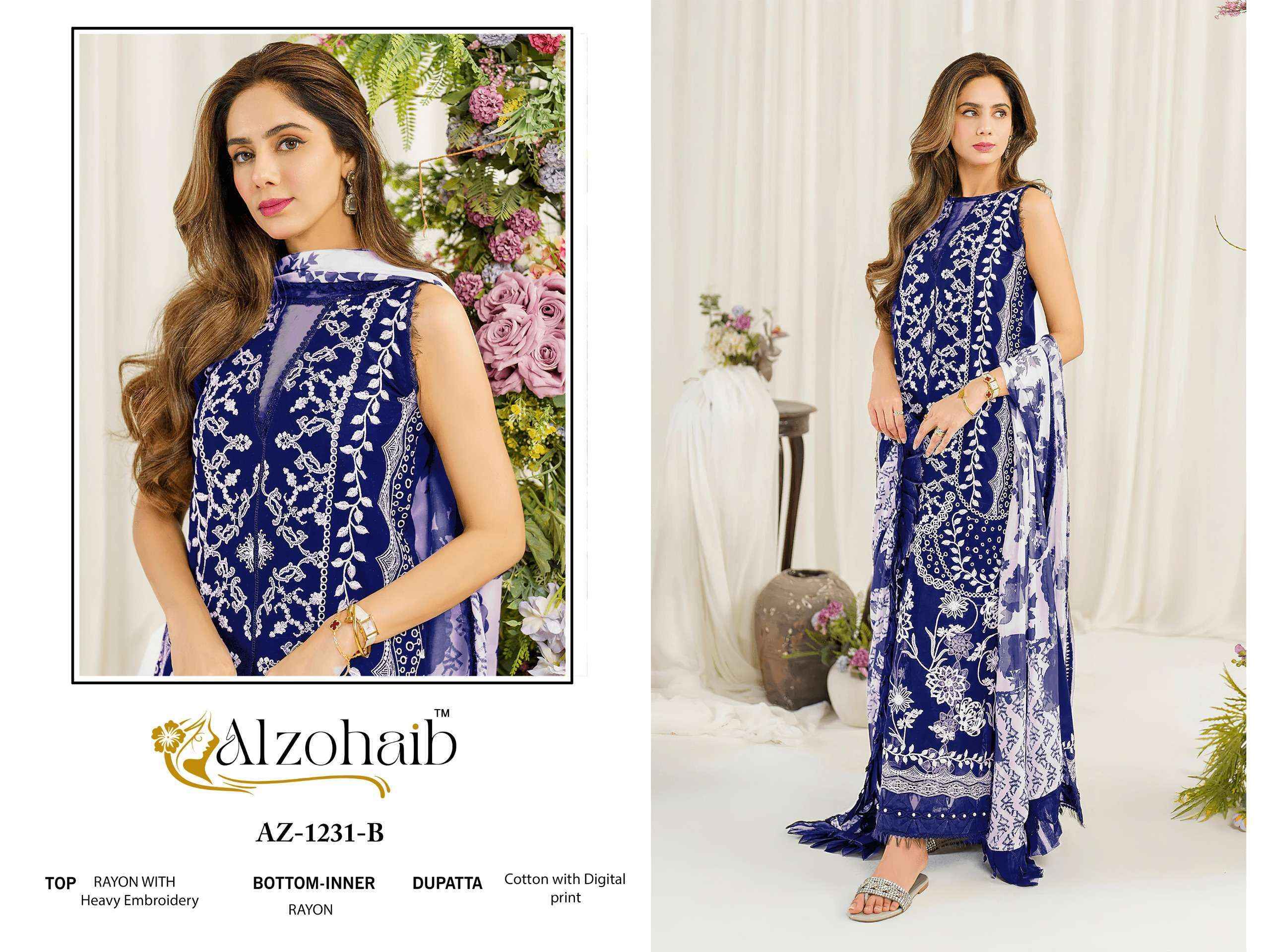 Al zohaib Ruba Vol 1 Cotton Pakistani Suits - Surat Wholesale Market ( 4 pcs Catalogue )