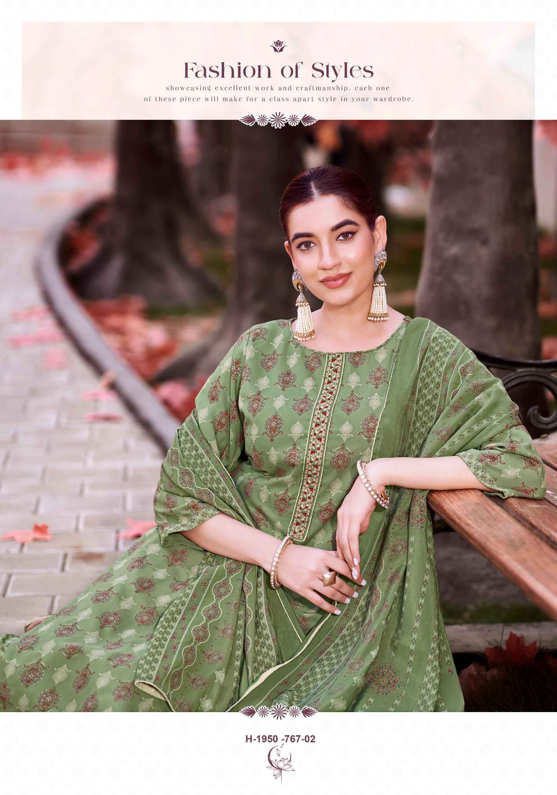 ALOK KATRINA PURE VISCOSE REYON DRESS MATERIAL AT WHOLESALE PRICE ( 6 PCS CATALOG )