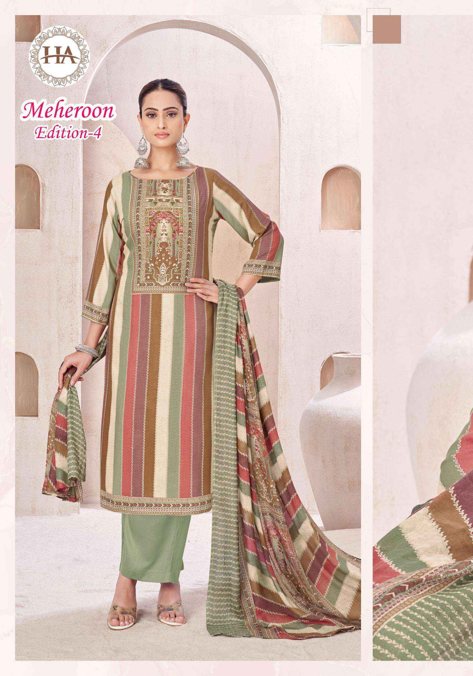 ALOK SUITS MEHEROON EDITION VOL 4 VISCOSE PRINT WITH FANCY WORK SUIT WHOLESALE PRICE ( 6 PCS CATALOG )