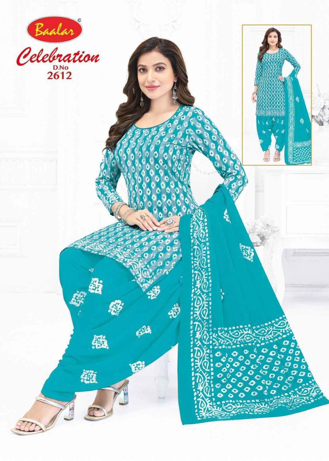 Baalar Celebration Vol 26 Cotton Dress Material Wholesale Textile Market ( 16 pcs Catalogue )